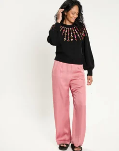 Pull en Laine mélangée Claudine noir