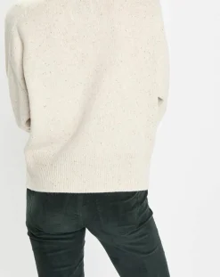 Pull en Laine mélangée écru