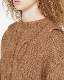 Pull en Laine mélangée Elion marron