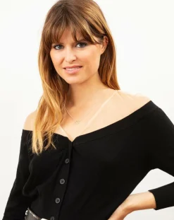 Pull en Laine mélangée Gary noir