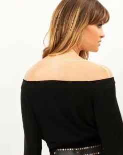 Pull en Laine mélangée Gary noir