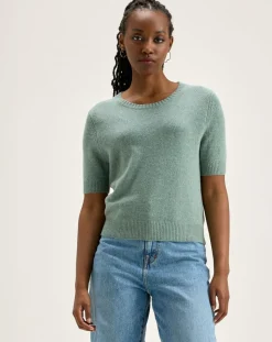 Pull en Laine mélangée Giwco rain blue