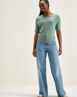 Pull en Laine mélangée Giwco rain blue