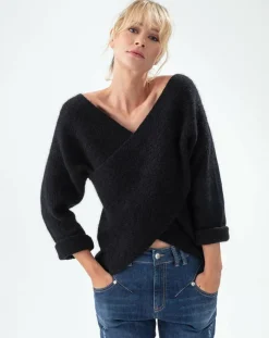 Pull en Laine mélangée Harmonie noir
