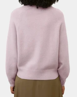 Pull en Laine mélangée manches raglans violet clair