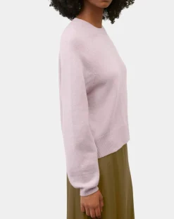 Pull en Laine mélangée manches raglans violet clair