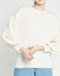 Pull en Laine mélangée Natalia écru