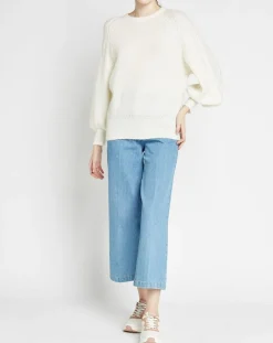 Pull en Laine mélangée Natalia écru