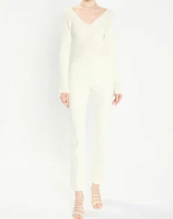 Pull en Laine mélangée Nelia écru