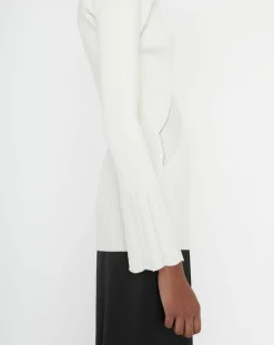 Pull en Laine mélangée Nelia écru