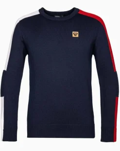 Pull en Laine mélangée Nera bleu nuit