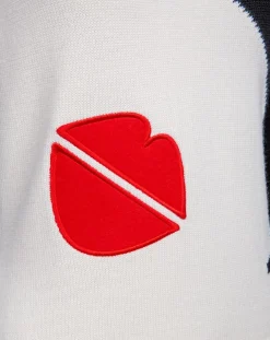 Pull en Laine mélangée Pauline Hd blanc/noir