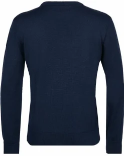 Pull en Laine mélangée Philip bleu foncé