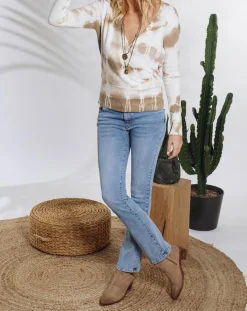 Pull en Laine mélangée Store sable