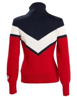 Pull en Laine mélangée Teilla rouge