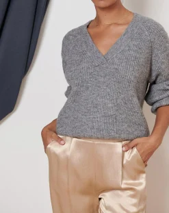 Pull en Laine mélangée Tinsley gris