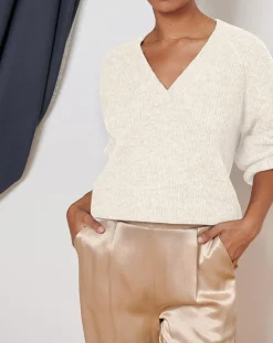 Pull en Laine mélangée Tinsley écru