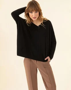 Pull en Laine mélangée Tobby noir