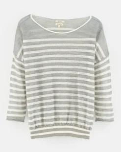 Pull en Lin mélangé Neep stripe b