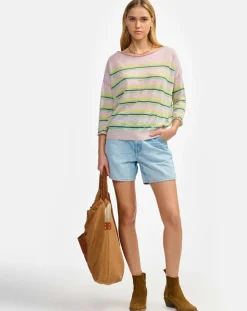 Pull en Lin mélangé Neep stripe c