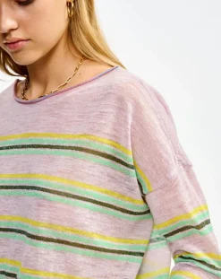 Pull en Lin mélangé Neep stripe c