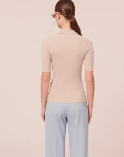 Pull en maille naturel