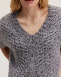 Pull en Mohair mélangé Abevy orage