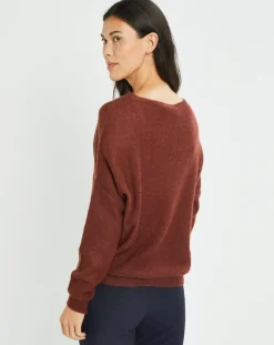 Pull en Mohair mélangé Milane terra