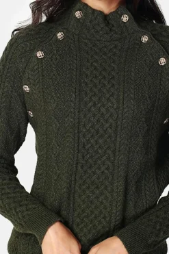 Pull Encolure montante kaki