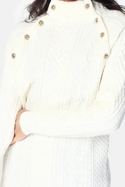 Pull Encolure montante naturel