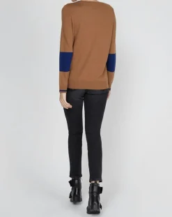 Pull fin en Laine & Cachemire mélangés Stokholm Klook camel