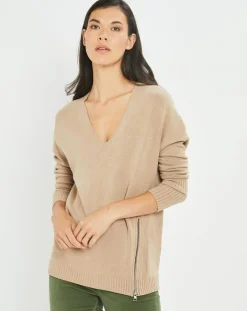 Pull fin Pearl beige