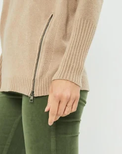 Pull fin Pearl beige