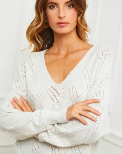 Pull Gabriella blanc