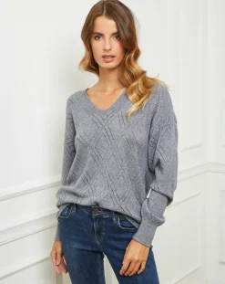 Pull Gabriella gris