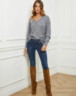 Pull Gabriella gris