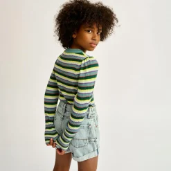 Pull Gemca rayé multicolore