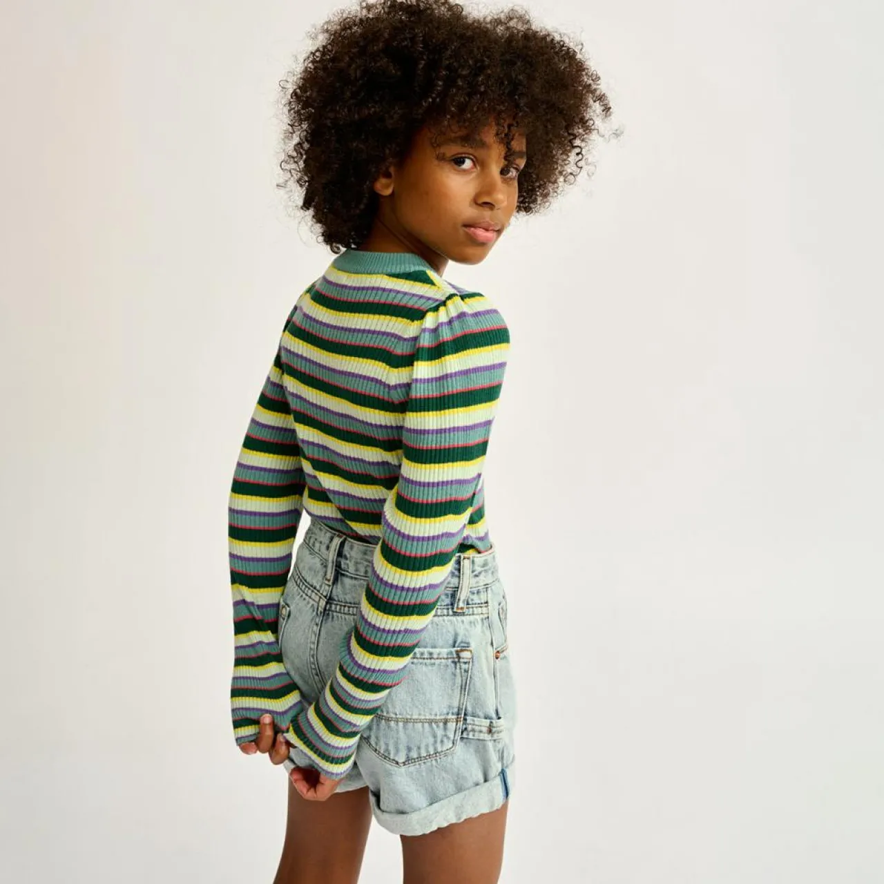 Pull Gemca rayé multicolore