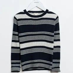 Pull Glava à rayures noir/blanc