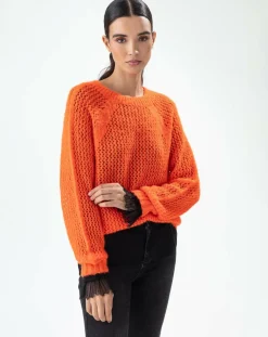 Pull Graphe ultra orange