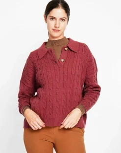 Pull Ines bordeaux