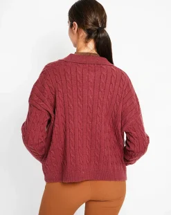 Pull Ines bordeaux