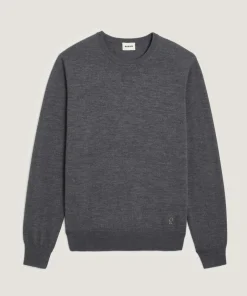 Pull Isaac 100% Laine gris foncé