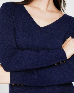 Pull Juliette bleu nuit