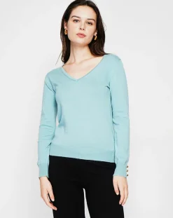 Pull Juliette turquoise
