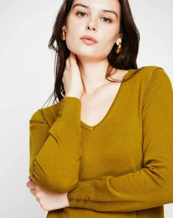 Pull Juliette vert olive