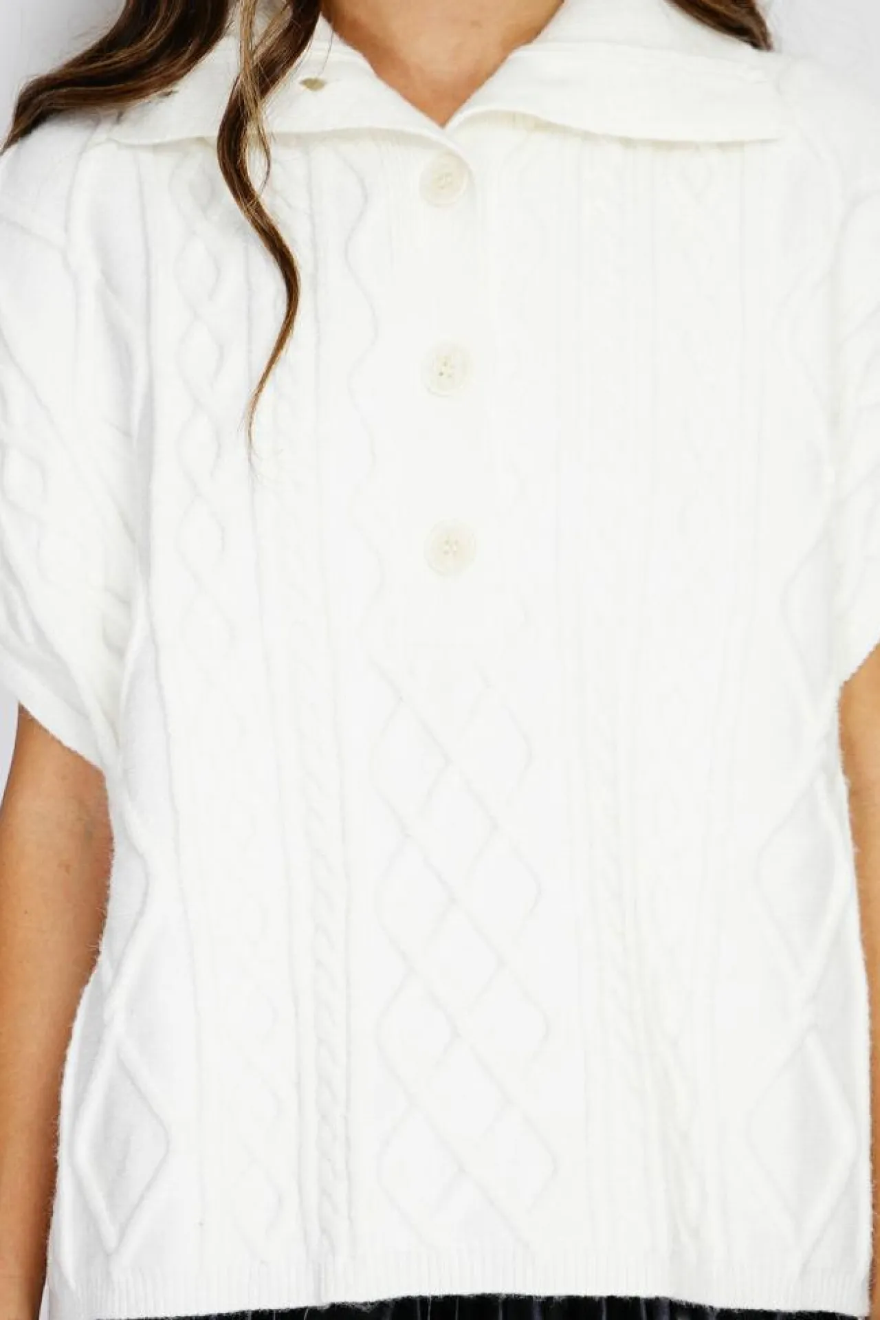 Pull large à capuche en Cachemire mélangé naturel