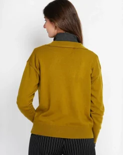 Pull Laurence vert olive