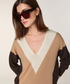 Pull Linda 100% Laine marron café