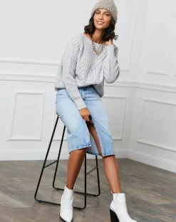 Pull Louise gris